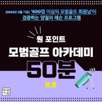 [20회 50분 - 프로] 1:1 프리미엄 골프 레슨 프로 자세 주니어 선수 아마추어