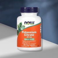 나우푸드 구연산 칼륨 포타슘 citrate 99mg 180 Veg Capsules