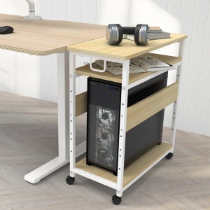 핏쳐 PHC1 이동형 컴퓨터 본체 데스크탑 받침대 선반 수납장