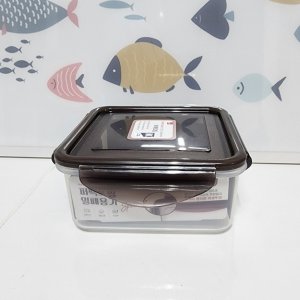 셰프웨어 퍼펙트씰 프레쉬 밀폐용기 정사각 600ML 일체형 항균패킹 전자레인지 냉동실용기