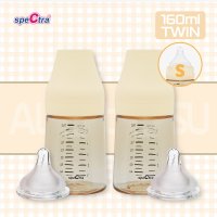 스펙트라 올셋 PPSU 젖병 160ML 트윈팩 (젖꼭지S포함)