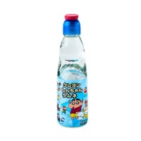 하타코센 크레용 신짱 짱구 라무네 구슬 탄산음료 소다맛 200ml 1개