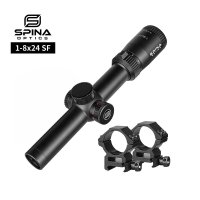 [해외 EMS] 8배율 1-8x24 IR 라이플 스코프 쇼트 SPINA SP-1824-IR