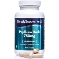 Simply Supplements Psyllium Husk 심플리서플리먼츠 차전자피 750mg 120캡슐