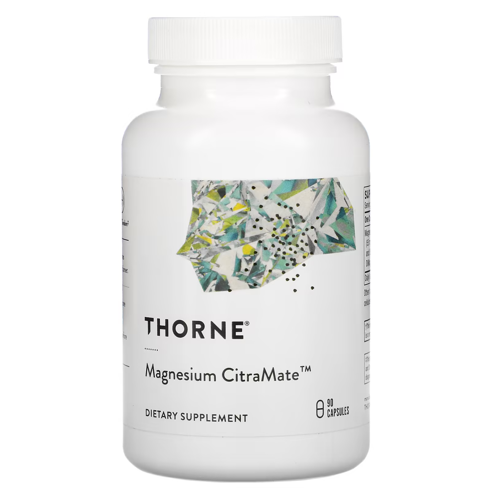 쏜 <b>마그네슘 시트라메이트</b> 90캡슐 Thorne CitraMate 시트레이트 말레이트