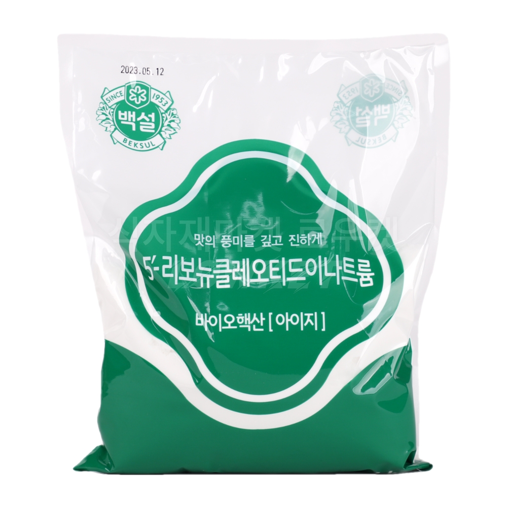 CJ 백설 바이오<b>핵산</b> 아이지 식자재 업소용 식당용 조미료 1kg
