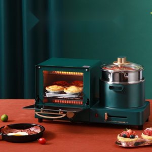 오븐 토스터기 멀티조리기구 바쁜아침 식사 다기능 토스터 데우는 기계 RS-KG12B