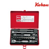 코켄 복스세트 핸드소켓세트 KOKEN 1/4인치 2261M 라쳇핸들 4mm 4.5mm