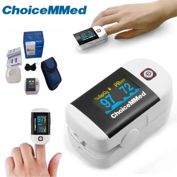 의료용 산소포화도 측정기 맥박 펄스옥시미터 휴대용 가정용 병원용 초이스메드 MD300C22