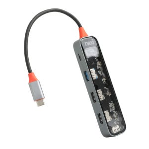 [NEXI] 넥시 5 in 1 USB TYPE C 멀티 도킹 스테이션 NX1329