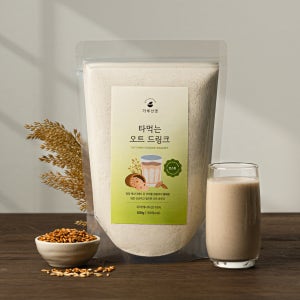 가루선생 타먹는 오트드링크 언스윗 500g 무가당 껍질까지 사용한 귀리음료 오트밀음료