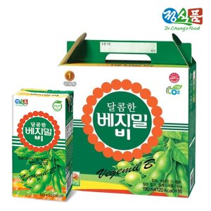 정식품 달콤한 베지밀B 16팩 베지밀 비 정통 플레인 두유