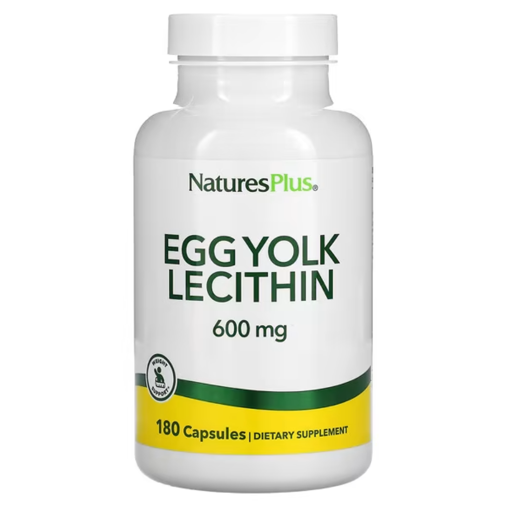 <b>네이쳐스플러스</b> 계란 노른자 레시틴 600mg 180정 <b>포스파티딜콜린</b> <b>NaturesPlus</b>