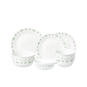 코렐 라임트리 한국형 2인 9P 원형 홈세트 / 접시추천 이사 집들이선물 깔끔한그릇 플레이팅 예쁜식기