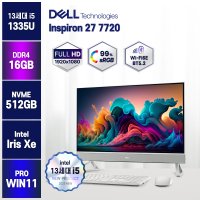 DELL 일체형pc 인스피론 DNDT 7720 올인원 사무용pc