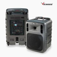 VICBOSS 빅보스 PWA-VN901 충전식 휴대용 포터블 10인치 블루투스 앰프스피커 500W