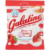 이탈리아 Galatine 갈라틴 스트로베리 밀크 태블릿 우유 캔디 사탕 115g 4팩