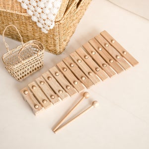 아카시아봉봉 원목 악기 아기장난감 교구 두드리기 리듬 놀이 완구 실로폰-대