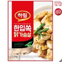 하림 자연실록 스파이시 닭가슴살 1.2kg x 144팩