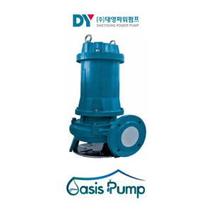 대영파워펌프 DWE(SC)-15 수동 수중배수펌프 2HP 380V 엘보형 호스형 탈착형 구경 50MM 임펠러 H-CR24
