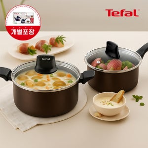 [옵션] 테팔 인덕션 티타늄 1X 뉴 이노바시오 냄비 2종 세트(편수18+양수20)