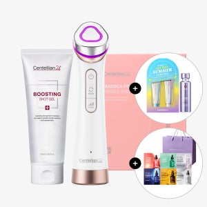 동국제약 센텔리안24 마데카프라임 탱글 샷 뷰티디바이스 1개 + 부스팅샷젤 150ml+타이트 리프팅 크림 세트+PDRN 세럼 50ml+샤쉐 6종 +쇼핑백 / 뷰티디바이스 홈케어기기