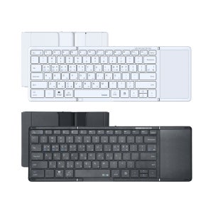 아이노트 X-Folding XK905B 블루투스 접이식키보드 가죽커버 터치패드