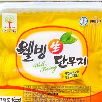 아삭아삭 단무지 슬라이스 2.5KG 분식 무절임 요리