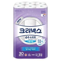 (행사상품)크리넥스 도톰한순수소프트 3겹 30Mx30R