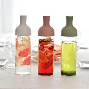 하리오 HARIO 필터 인 보틀 스모키 핑크 용량 750ml FIB-75-SPR
