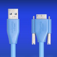 USB 마이크로B 케이블 5M 산업용장비연결 잠금 통신선