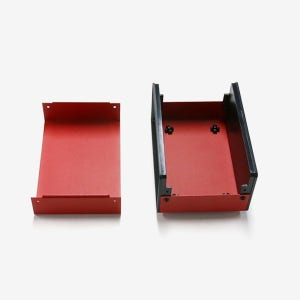 스틸 엔클로저 케이스 다용도 1T 철판 인클로저 박스 빨강 345g