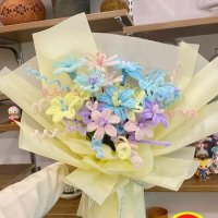 모루 꽃다발 파스텔 DIY 패키지 공예 모루철사 만들기