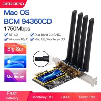 1750Mbps Fenvi T919 PCIe WiFi 카드 어댑터 BCM94360 For