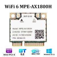 미니 pcie 듀얼 밴드 와이파이 6 카드,노트북 PC용 무선 어댑터,MT7921 블루투스