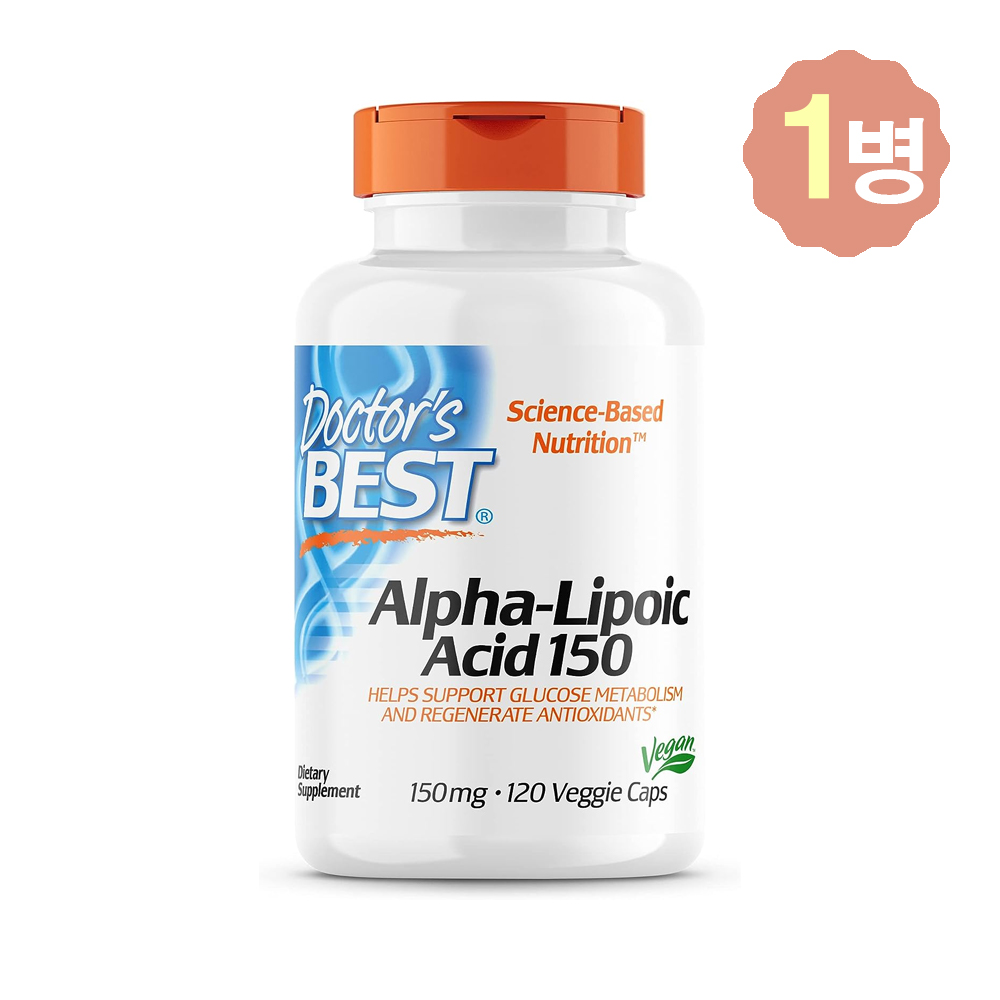 닥터스베스트 <b>알파리포산 150mg</b> 120캡슐 알파리포산150