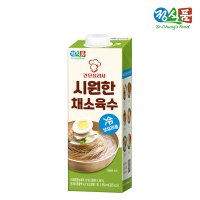 정식품 시원한 채소육수 950ml x 12팩 냉요리용