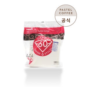[파스텔커피웍스] 하리오필터 VCF02 (커피필터) 100매
