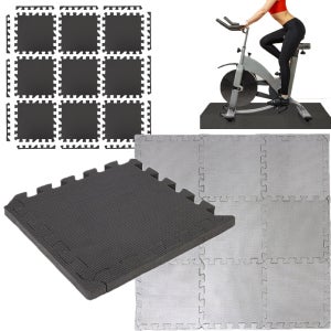 IW 홈짐매트 1m 운동방 방음 12미리 층간소음 놀이방 자전거 운동기구 퍼즐 조각 매트