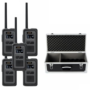 바투 FT-200 PRO 200메가 무선인터컴 5개 세트 헤드셋 케이스 포함