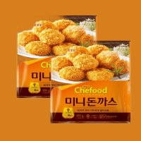 롯데 미니돈까스 맥주 안주 반찬 요리 쉐푸드 380g X 1개