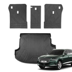 디케이몰 TPE 트렁크매트 제네시스 GV80 5인승, 등받이+트렁크