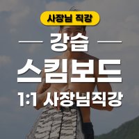 [강습권]스킴보드 1:1 사장님직강+자유보딩 / 얼라이브스킴