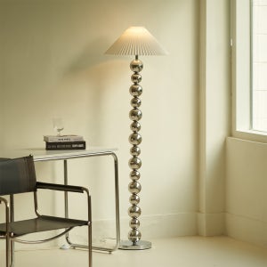 스피아노 버블 크롬 플로어 장스탠드 인테리어 조명 무드등