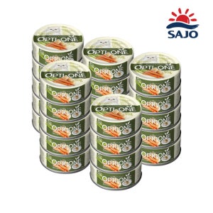 옵티원 고양이 간식캔 노령묘 당근+감자, 90g, 24개