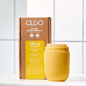 올고 시트러스 샴푸 워시 스틱 스타터키트(리필1+용기1)- 올인원 탑투토 약산성 비건 샴푸바 베르가못향 여행 캠핑 수영장용