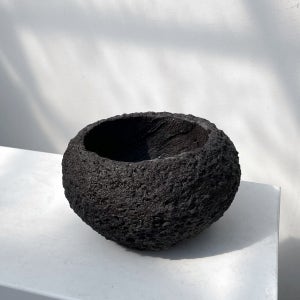 블랙 스톤 화분 미니문