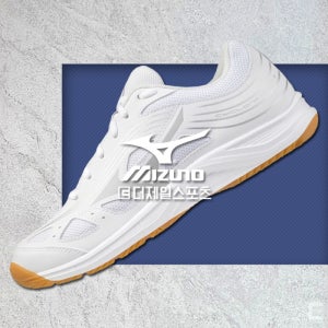 미즈노 V1GA218003 사이클론스피드3 화이트실버 배드민턴화 배구화 신발