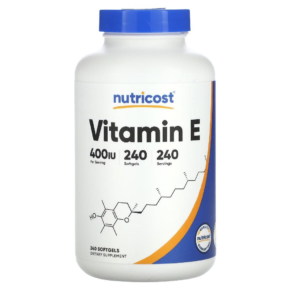 Nutricost <b>Vitamin E</b> 400 IU 240소프트젤