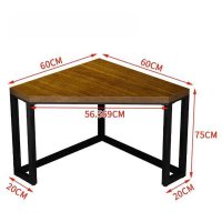 모서리 삼각 책상 코너책상 호텔 화장대 침실 코너형